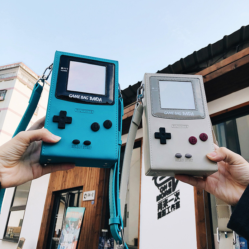 Retro Gaming Handhelds - Borsa a tracolla mini a forma