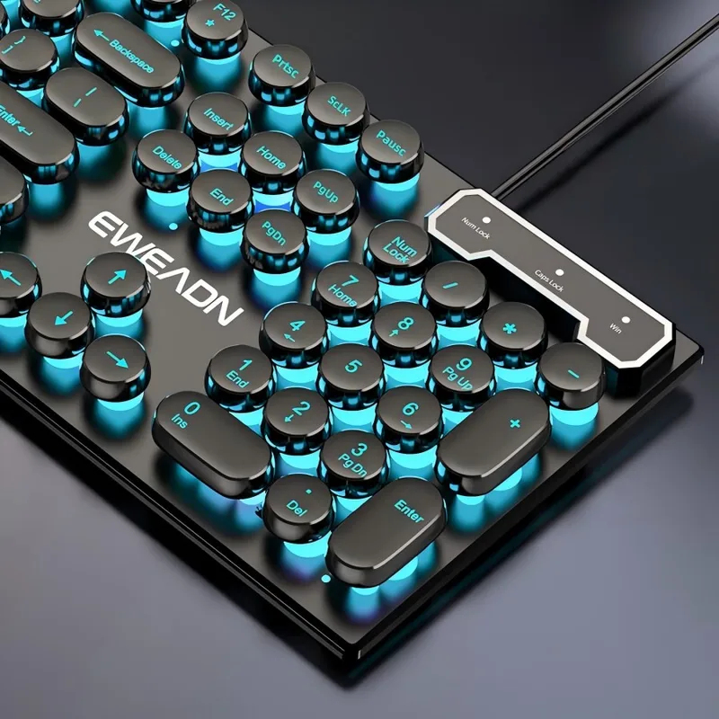 Retro Gaming Setup - Set Tastiera e Mouse Stile Retrò