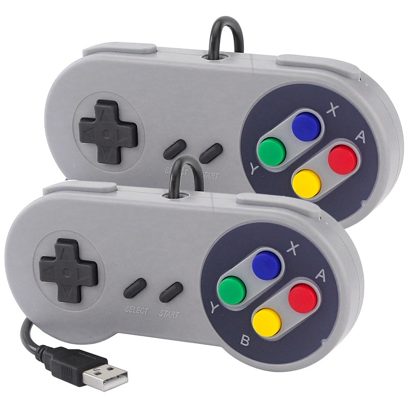 Retro Gaming With Raspberry Pi - 2PCS USB Gamepad Gaming Joystick Controller