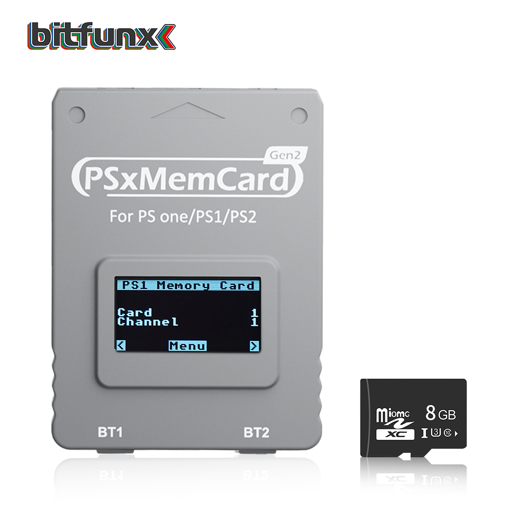 Retro Gaming Upscaler - Bitfunx PSxMemCard Gen2 Store Il gioco