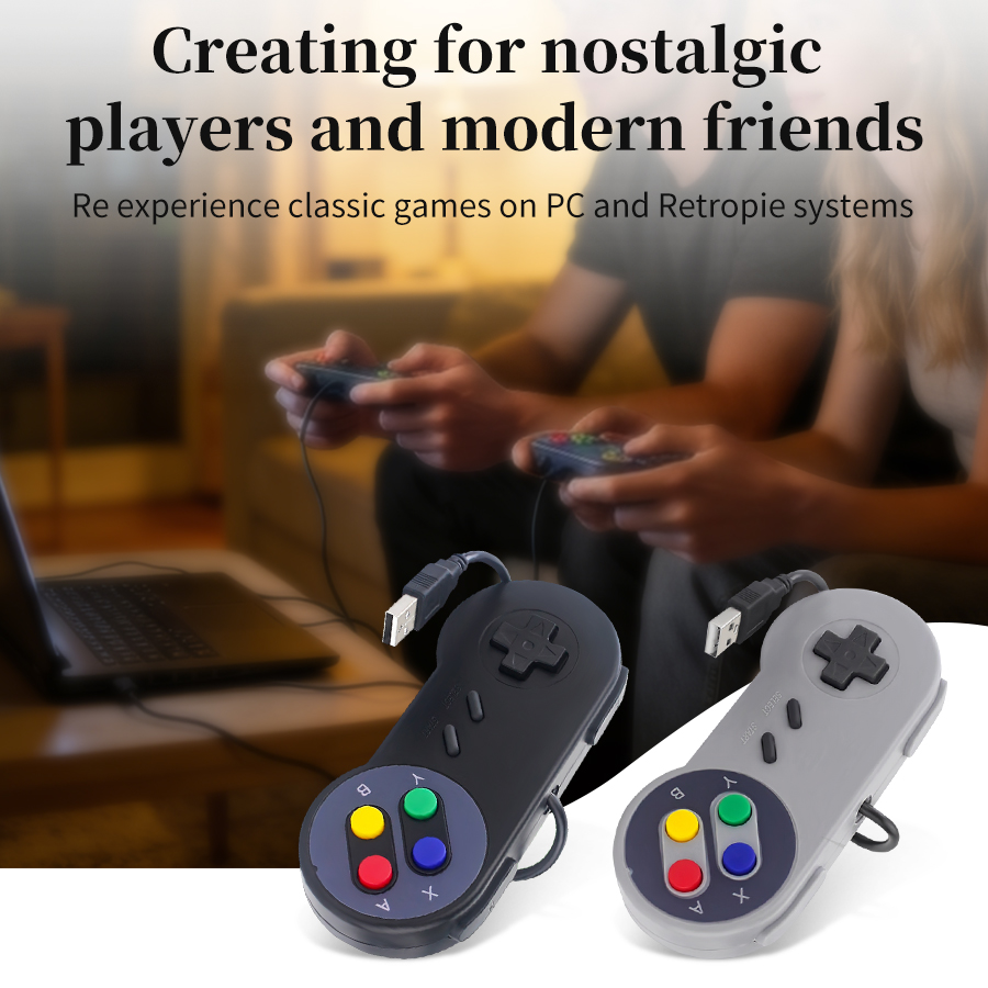 Retro Gaming With Raspberry Pi - Gamepad USB Retrò per PC NESPi