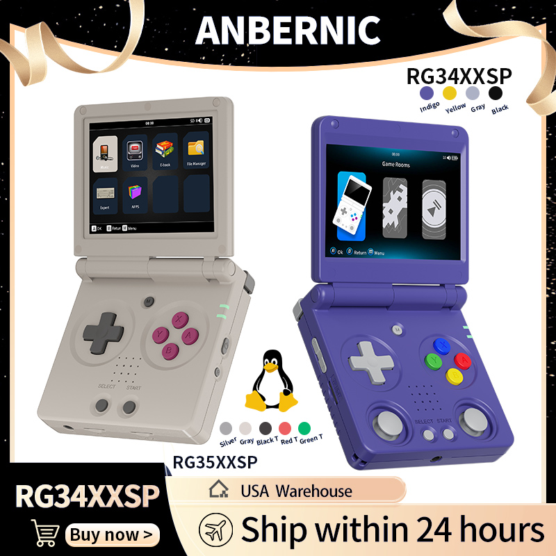 Anbernic RG34XXSP RG35XXSP Con - Retro Gaming Upscaler recensione e prezzo
